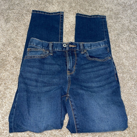 Size 12 Boys Old Navy Skinny Blue Jeans - Picture 2 of 4